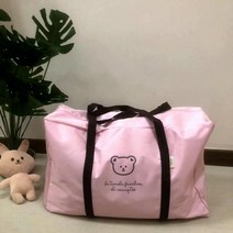 보니하우스 베이비베어 어린이집 낮잠 이불 보관 가방, 1개, 핑크
