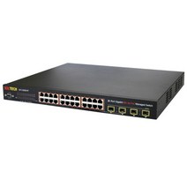[SOLTECH] 솔텍 SFC4500HP [S-RING 스위칭허브/24포트/1000Mbps+4SFP/PoE]
