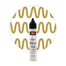공예몰 Viva Decor Candle Pen 8. Gold-Glitter 28ml 비바 데코 캔들 펜
