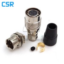 Hirose 커넥터 4pin 커플러 HR10A-7P-4s/HR10A-7R-4p Plug female 및 socket, 02 4pin socket male