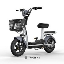 전기 자전거 배달용 가성비 투잡 추천 개인사업 국민, 48V, 12ah, 그레이 - 12A