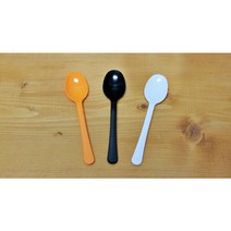 빙수수저(15cm)-2 000개(1매씩 개별포장)-검정색 백색, 검정색
