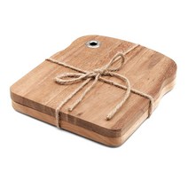 폭스런 러스티카 샌드위치 서빙보드 2개입, Acacia Wood, 1개
