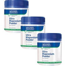 Wagner 와그너 프로페셔널 울트라 마그네슘 시트러스 파우더 Professional Ultra Magnesium Citrus Powder 240g, 3개