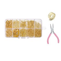 악세사리 부자재 풀세트, 골드 악세부자재+공구