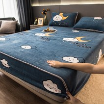 새로운 플러시 퀸 장착 시트 탄성 두꺼운 회색 부드러운 침대 비 슬립 럭셔리 더블 패드 커버 매트리스 딥 포켓, 10 YD