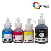 BTD60BK BT5000 호환잉크 4색 세트 MFC-T920DW DCP-T220 DCP-T720DW HL-T4000DW DCP-T420W DCP-T310, 1개