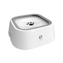 이엘에스펫 플로팅 워터 볼 급체방지 물그릇 1L, 1개, White + Gray