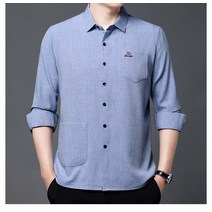 Z3JC 남성 루즈핏 캐주얼 빅사이즈 긴팔 비즈니스 코디 셔츠