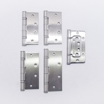 유진금속 스테인리스 스텐 일반경첩 이지경첩 정첩 낱개 1개 목문경첩 5종, [일반] 5 / 4 / 3T