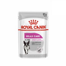85g x 12개 로얄캐닌 독 미니 어덜트 릴렉스 케어 습식 파우치