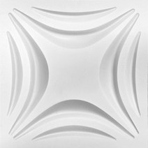 세라믹사이딩 메탈사이닝 아트월 3D 입체 벽 스티커 장식 거실 벽지 벽화 방수 패널 금형 욕실 주방 30x3, 30 4_01 1 Piece-Bright white