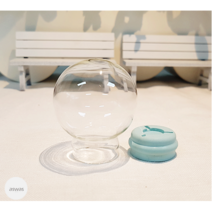 스노우볼 만들기 DIY 재료 유리구 45mm 65mm 80mm 100mm 120mm 150mm 고무마개 포함