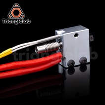 고온 3D 인쇄 업그레이드 키트 화산 hotend A2 강 노즐 peek PEI 탄소 섬유 용, 08 0.8MM 24V