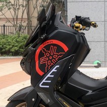 21-23 야마하 NMAX125 데칼 스티커 프론트 레드, Gold - 골드