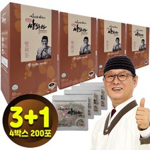 김오곤 원장의 진한 쌍화차 3+1 / 4박스 200포 견과고명 선물용 쇼핑백 증정, 4세트