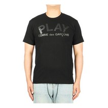 [꼼데가르송] (P1T188 BLACK) 남성 반팔 티셔츠