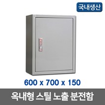 노출 분전함 철함 콘트롤박스 600X700X150 (21545), 21545_철함_600X700X150, 1개