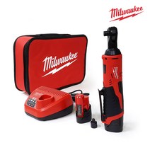 밀워키 12V 충전 임팩트 라쳇 M12 IR-202B 2.0Ah 배터리2개, 2개