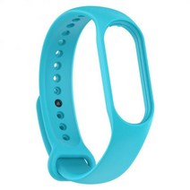 솔리드 밴드 팔찌 Xiao mi Mi Band 7 실리콘 스트랩 손목 5 Wriststrap For Hot, 21 CN add sky blue