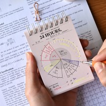 프레스 탁상형 스터디 체크패드 미니 스터디 플래너, 먼슬리핑크