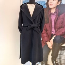 크로커다일레이디 부평점 샤트렌 상품입니다 핸드메이드 코트~ 후드 스타일의 멋스러운 롱 코트