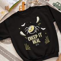 할로윈의상 아동 어린이 맨투맨 박스티 키즈 주니어 커스텀 프린팅 긴팔티