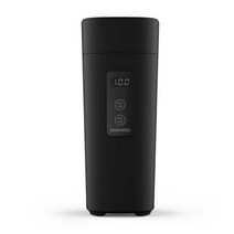 업소용 전기 온수기 보일러 돼지꼬리 겨울 히터 휴대용 주전자 450ml 미니 물 스테인레스 스틸 출장 물 빠른 끓는점, 검은색