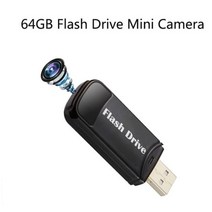 플래시 드라이브 미니 바디 카메라 풀 HD 1080P 휴대용 USB 디스크 마이크로 캠코더 사무실 회의 녹음 야외 인터뷰, 64g u 디스크 카메라