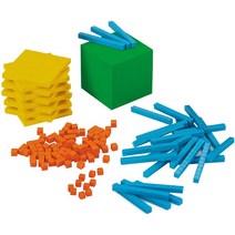EAI Education Base Ten 차별화 세트 | 숫자 세기 숫자 개념 및 자릿값 조기 학습 수학 조작 - 161피스, 한개옵션0