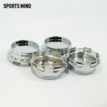 자동차 부품 4 개몫 67mm 50mm 알루미늄 로고 엠블럼 휠 타이어 림 센터 허브 캡 세련된 하드 착용 교체 먼지 커버, 은