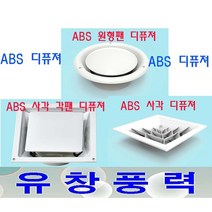 동양환기 ABS사각각형디퓨져 ABS사각형디퓨져 ABS원팬디퓨져 닥트 수영장, ABS원팬200