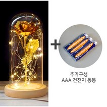 금장미 무드등 설선물 새해 설날 명절 엄마 여자친구 장모님 와이프 아내 생일 생신 기념일 꽃 황금장미 선물 세트