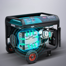 파워 3/5/6/8/10KW 소형 가솔린 발전기 220V 가정용 380V 무소음, 6.5KW 전기 시동 220V (멀티 연료)