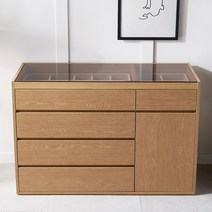 트러플 드레스룸 아일랜드 3단 와이드 서랍장, 트러플 1200 아일랜드 서랍장, 오크, 트러플 1200 아일랜드 서랍장_오크