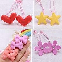 무광 머리끈(쌍) 모음