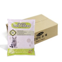 고양이 모래 네츄럴 캣리터 벤토나이트 무향 5L 4개, 2박스