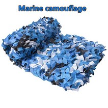 투망수영장 3x5m x 8m 3x10m 강화 위장 그물 해변 전망대 정원 햇빛 가리개 카모 캔버스 7 색, 04 Marine camouflage_10 4x5m