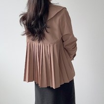 클랑 플리츠 블라우스(3col)