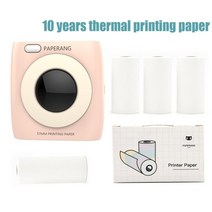 블루투스휴대용 핸드 프린터 사무용 복합기 복사기p2 pocket mini printer, 핑크 패키지 c, 협력사