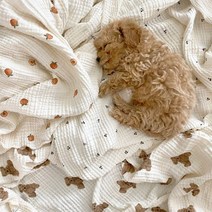 목화베리 강아지담요 블랭킷 켄넬담요 애견이불, 체리블랙