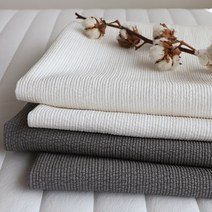 코트니 오가닉코튼 양면 목화솜 풍기인견 스프레드/패드, 아이보리