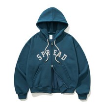 JEMUT 스프레드 기모 후드집업 5종 틸블루 OYHD2451 Spread Napping Hood Zipup Tealblue
