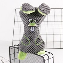 강아지자동공놀이 어질리티 Fun Pet Toy 보컬 Corn Down Plush Chew For Dog 강아지 Squeaker 자동 귀 움직, 01 Green Rabbit