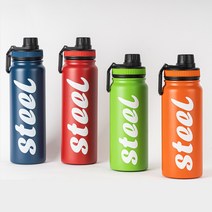 아웃도어 스텐 보온보냉 텀블러 대용량 거름망 손잡이 보온병 보냉병, 레드, 76OmI