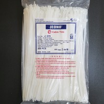 전오 케이블타이 선정리 국산 370MM 300개 전선정리, 370MM(300개 ), 백색
