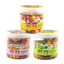 인네이쳐 셰프쿠킹 400g 3종 야채 트릿 대용량 노즈워크 간식 치즈 블루베리 단호박 브로콜리 당근 고구마 강아지 간식, 오리 당근 블루베리