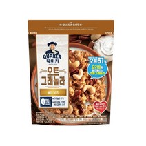 롯데제과 퀘이커 오트 그래놀라 시리얼 골든넛츠, 200g, 1개