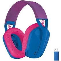 게이밍 무선 마우스 게임용 로지텍 G435 라이트스피드 헤드셋 게이머 블루투스 헤드폰 PC 노트북용 콤보 호환 G435SE G304SE, [02] Blue, Blue