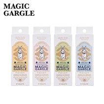 매직가글 고체 휴대용 여행용 일회용 씹는 가글 치약 휴대용 4가지향 구취 입냄세 제거, 매직가글_아이스쿨(18개입), 1개